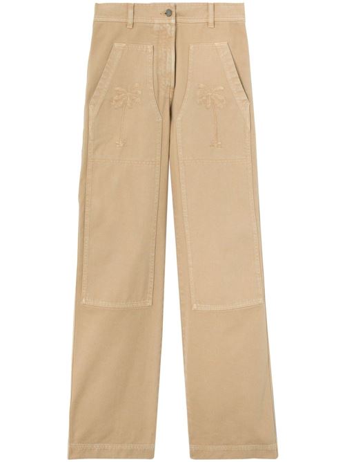 Cotton trousers PALM ANGELS | PWCF008E23FAB0016161